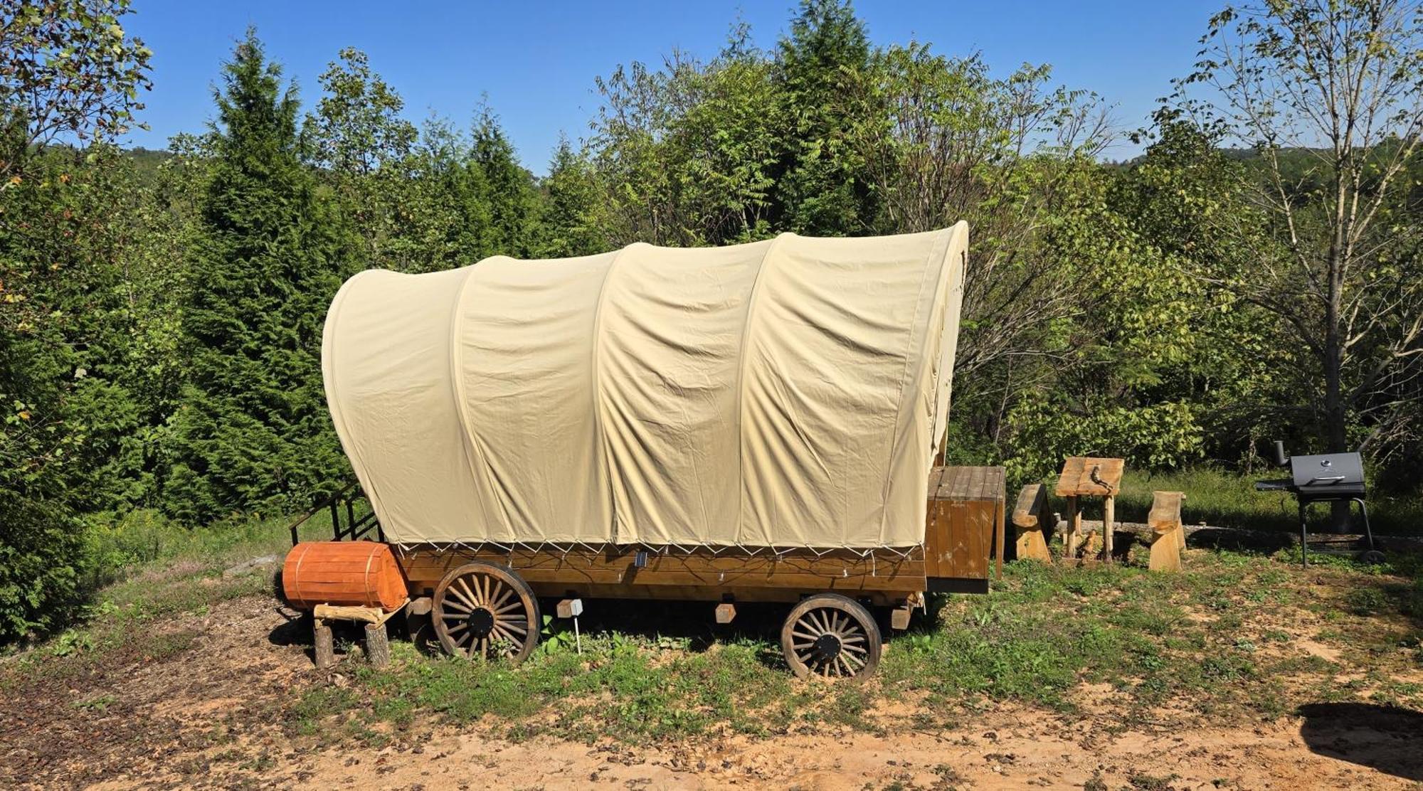 Covered Wagons Hill Camp - Wagon 4 Lenoir Exterior foto